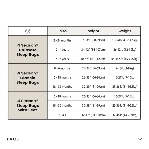 Woolino 4 Season Sleep Bag w/ Feet, Merino Wool & Organic Cotton, Birch Gray - Picture 10 of 10